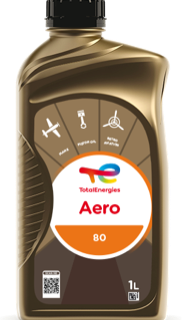 TotalEnergies Aero 80 olie voor de luchtvaart